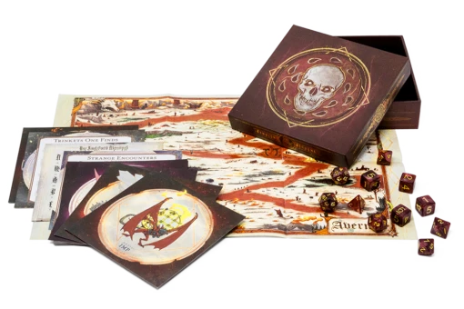 Other D&D 5e Baldur's Gate Descent Into Avernus Dice & Miscellany Set