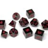 Other Easy Roller Metal Gunmetal Red Signature Font 11ct Polyhedral Set -Game Store 5375072781064896769 74378
