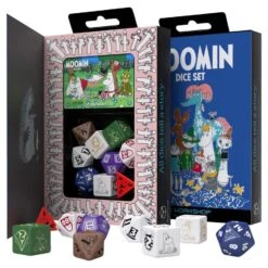 Other Q-Workshop 9pc Polyhedral Moomin Dice Set