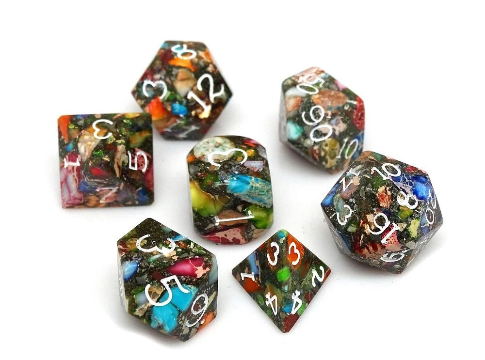 Other Wizard Stone Arcadia 7ct Polyhedral Dice Set 3 Other Wizard Stone Arcadia 7ct Polyhedral Dice Set