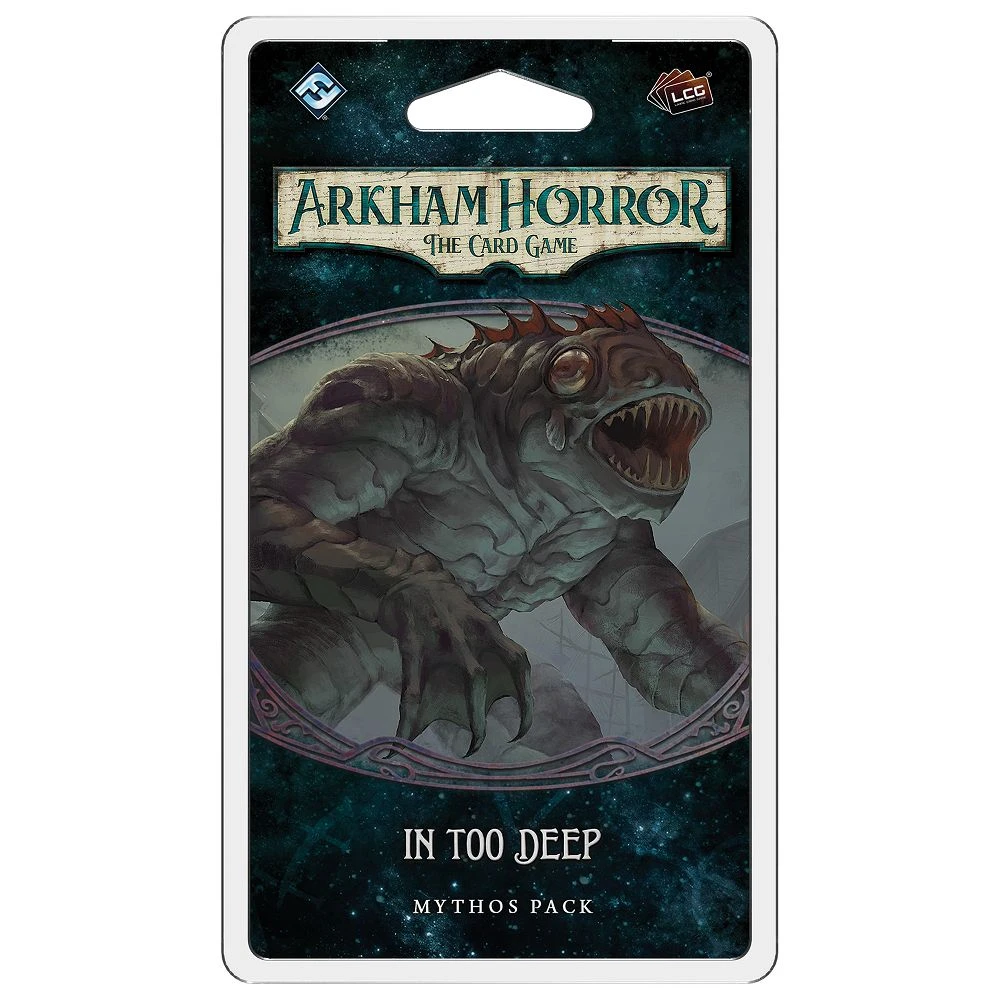 ASMODEE Arkham Horror: The Living Card Game - In Too Deep Mythos Pack 3 ASMODEE Arkham Horror: The Living Card Game - In Too Deep Mythos Pack