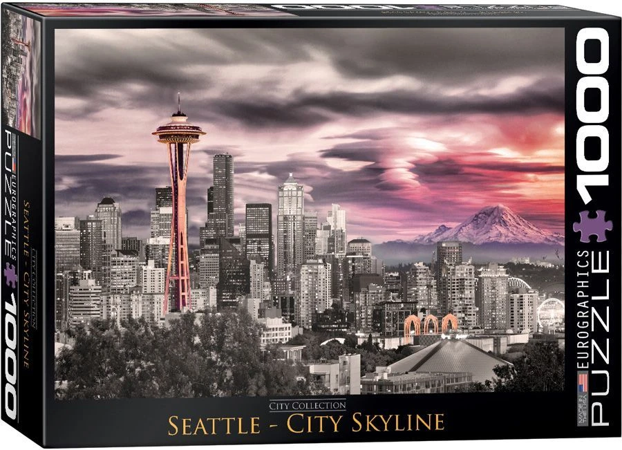 Seattle City Skyline 1000pc Puzzle 3 Seattle City Skyline 1000pc Puzzle