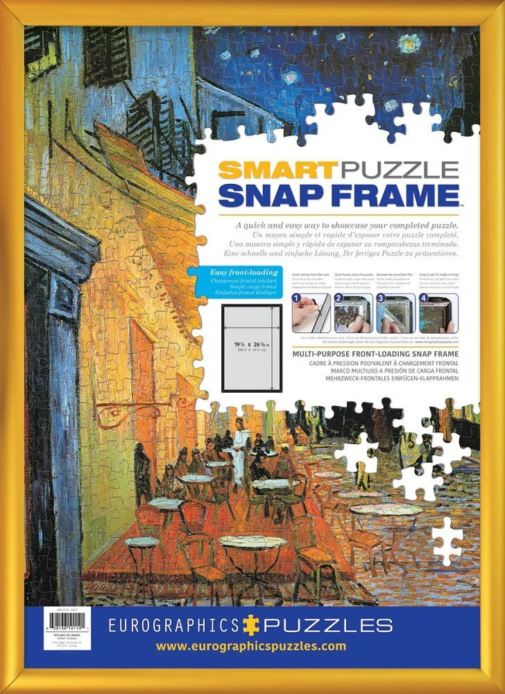 Smart Puzzle Snap Frame - Gold 3 Smart Puzzle Snap Frame - Gold