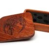Easy Roller Wooden Dice Case - Rosewood With Raven -Game Store 6143743096971493889 74378
