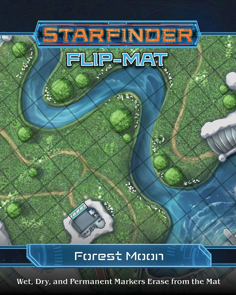 Starfinder Flip Mat Forest Moon 3 Starfinder Flip Mat Forest Moon