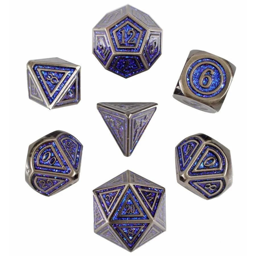 Star Core Set Of 7 Metal Dice 3 Star Core Set Of 7 Metal Dice