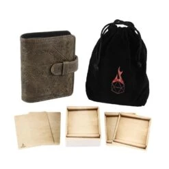 Forest Green Book Of Incantations Spell Card Book (Dice Edition)