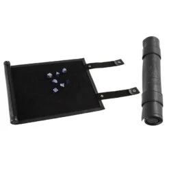 Black Scroll Dice Tray & Holder
