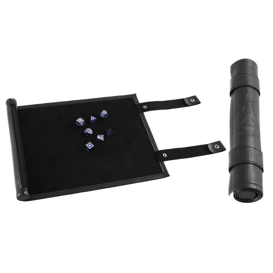 Black Scroll Dice Tray & Holder 3 Black Scroll Dice Tray & Holder