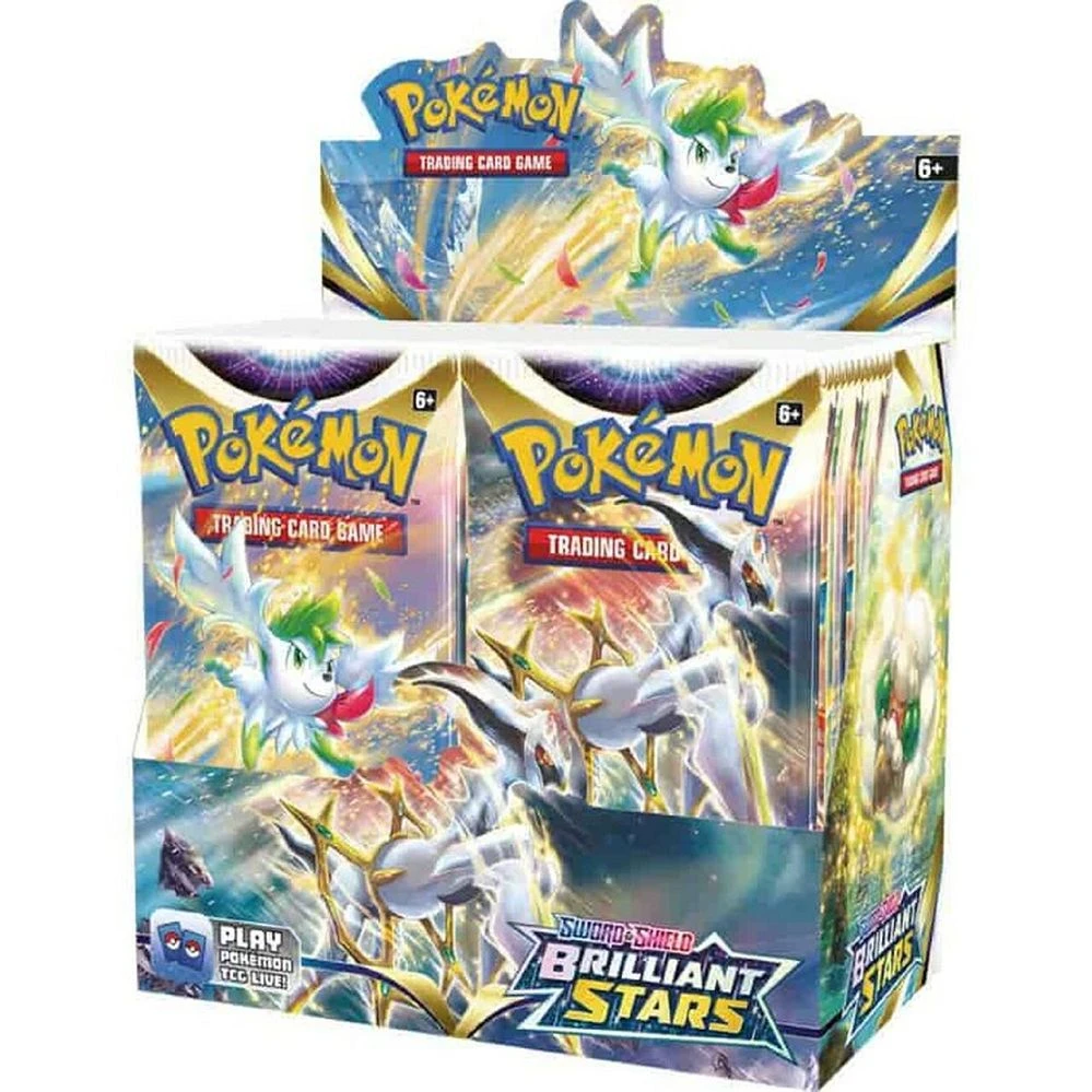 Pokemon TCG Brilliant Stars Booster Box 3 Pokemon TCG Brilliant Stars Booster Box