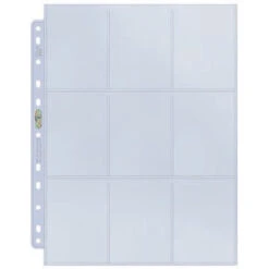 Other Ultra Pro 100ct 9 Pocket Top Loading Standard Size Card Pages -Game Store 83423