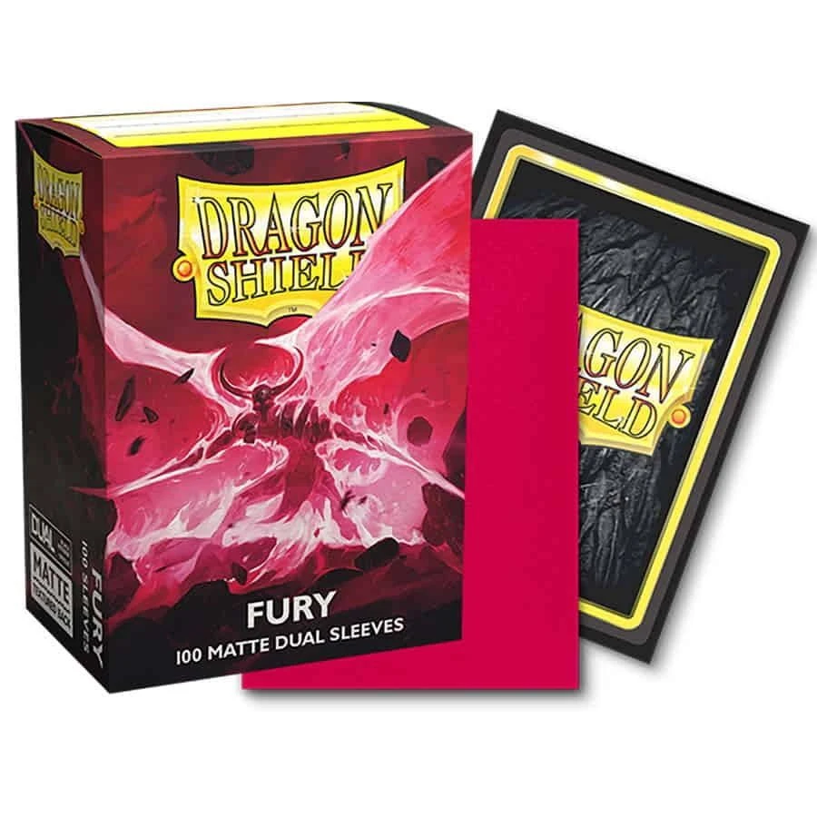 Dragon Shield 100ct Sleeves Dual Matte Fury 3 Dragon Shield 100ct Sleeves Dual Matte Fury