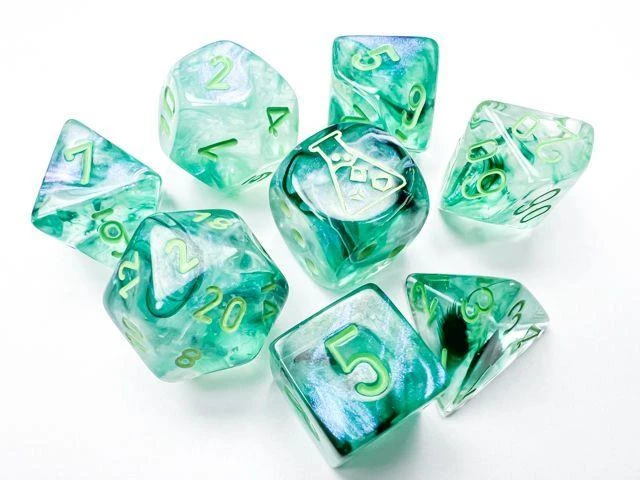 30054 CHX Lab Dice Poly Luminary Kelp/Light Green 3 30054 CHX Lab Dice Poly Luminary Kelp/Light Green