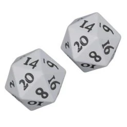 2d20 White Vivid Heavy Metal