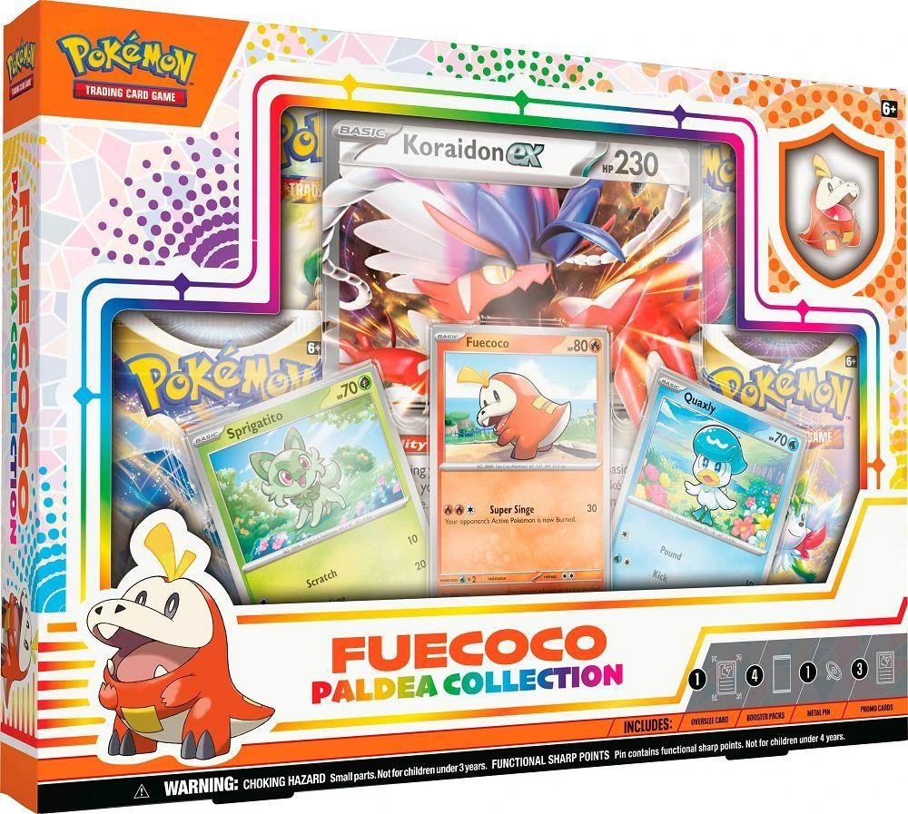 Pokemon Fuecoco Paledea Collection 3 Pokemon Fuecoco Paledea Collection