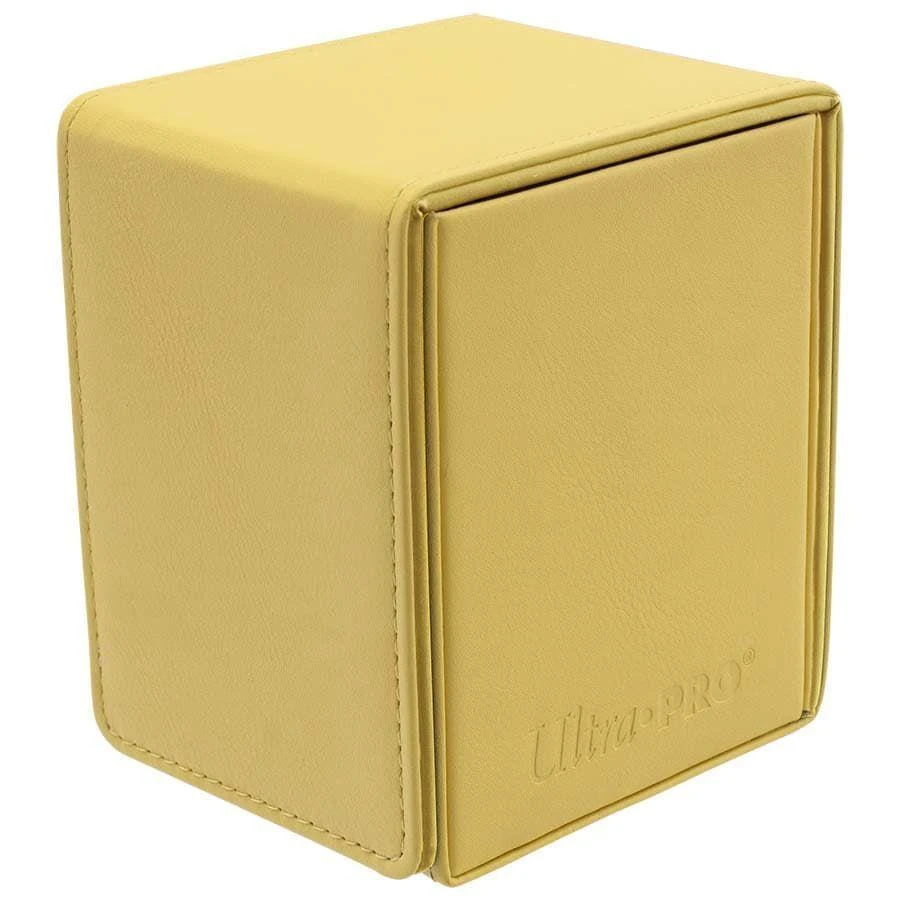 Ultra Pro Alcove Flip Deck Box Yellow 3 Ultra Pro Alcove Flip Deck Box Yellow