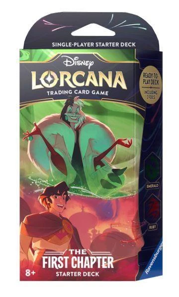 Disney Lorcana TCG: 1st Set Starter Deck Emerald & Ruby 3 Disney Lorcana TCG: 1st Set Starter Deck Emerald & Ruby