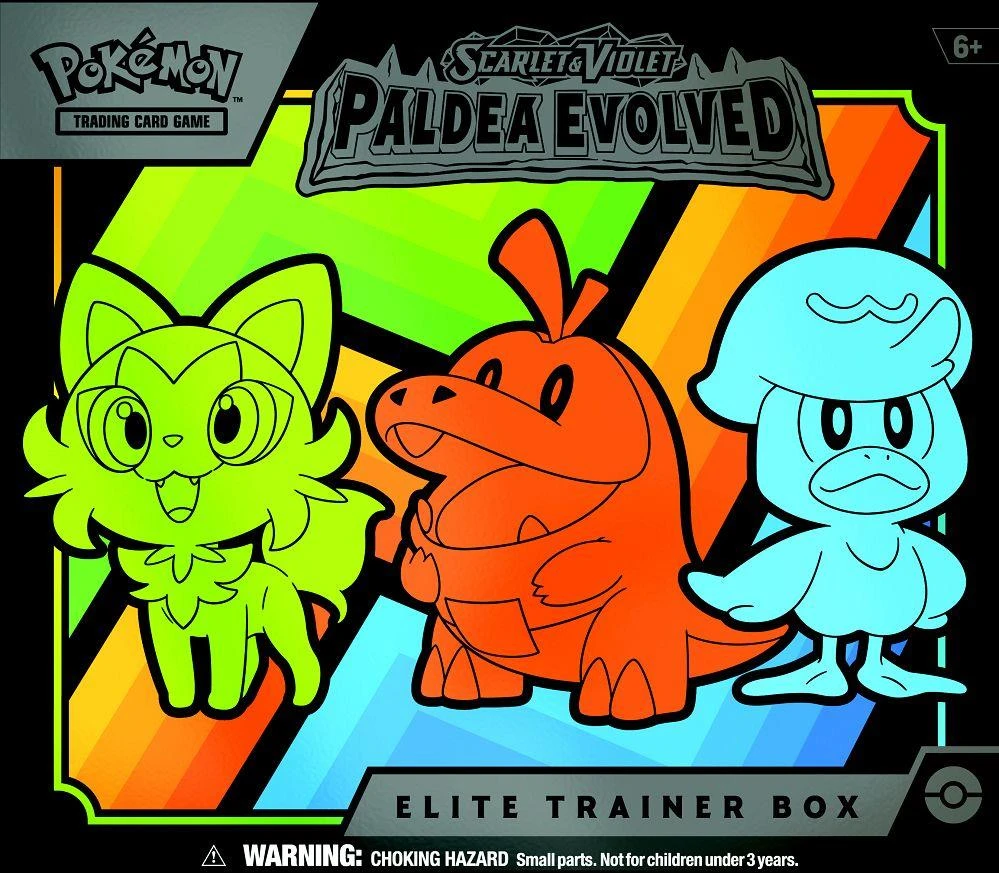 Pokemon TCG: Scarlet & Violet: Paldea Evolved Elite Trainer Box 3 Pokemon TCG: Scarlet & Violet: Paldea Evolved Elite Trainer Box