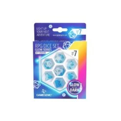 ASMODEE 7ct Icy Crumbs Glow Dice