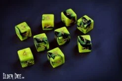 Other Elder Dice - Tube Of Yellow Sign D6 Dice