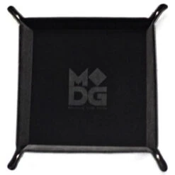 Other Metallic Dice Games Black Velvet Leather Folding Dice Tray