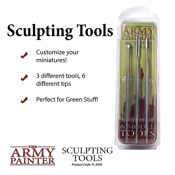 Other Army Painter Hobby Tools: Sculpting Tools 3 Other Army Painter Hobby Tools: Sculpting Tools