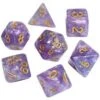 Other Metallic Dice Games Lavender/Gold 7ct Polyhedral Dice Set -Game Store download 12