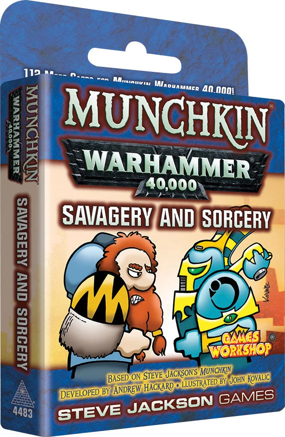 Other Munchkin Warhammer 40,000 - Savagery And Sorcery Expansion 3 Other Munchkin Warhammer 40,000 - Savagery And Sorcery Expansion