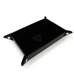 Other Die Hard Dice Rectangular Folding Dice Tray Black