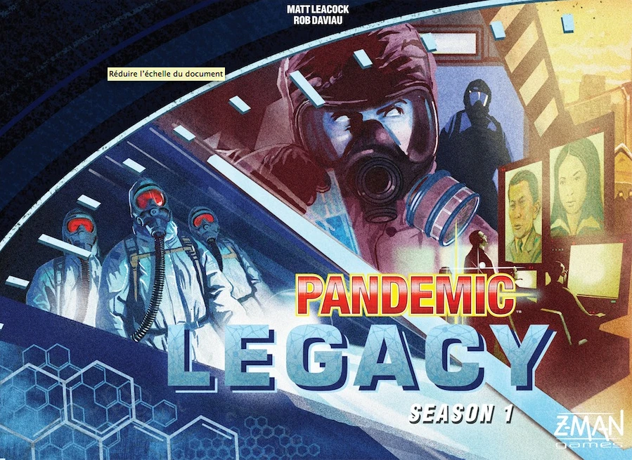 ASMODEE Pandemic Legacy: Season 1 - Blue 3 ASMODEE Pandemic Legacy: Season 1 - Blue