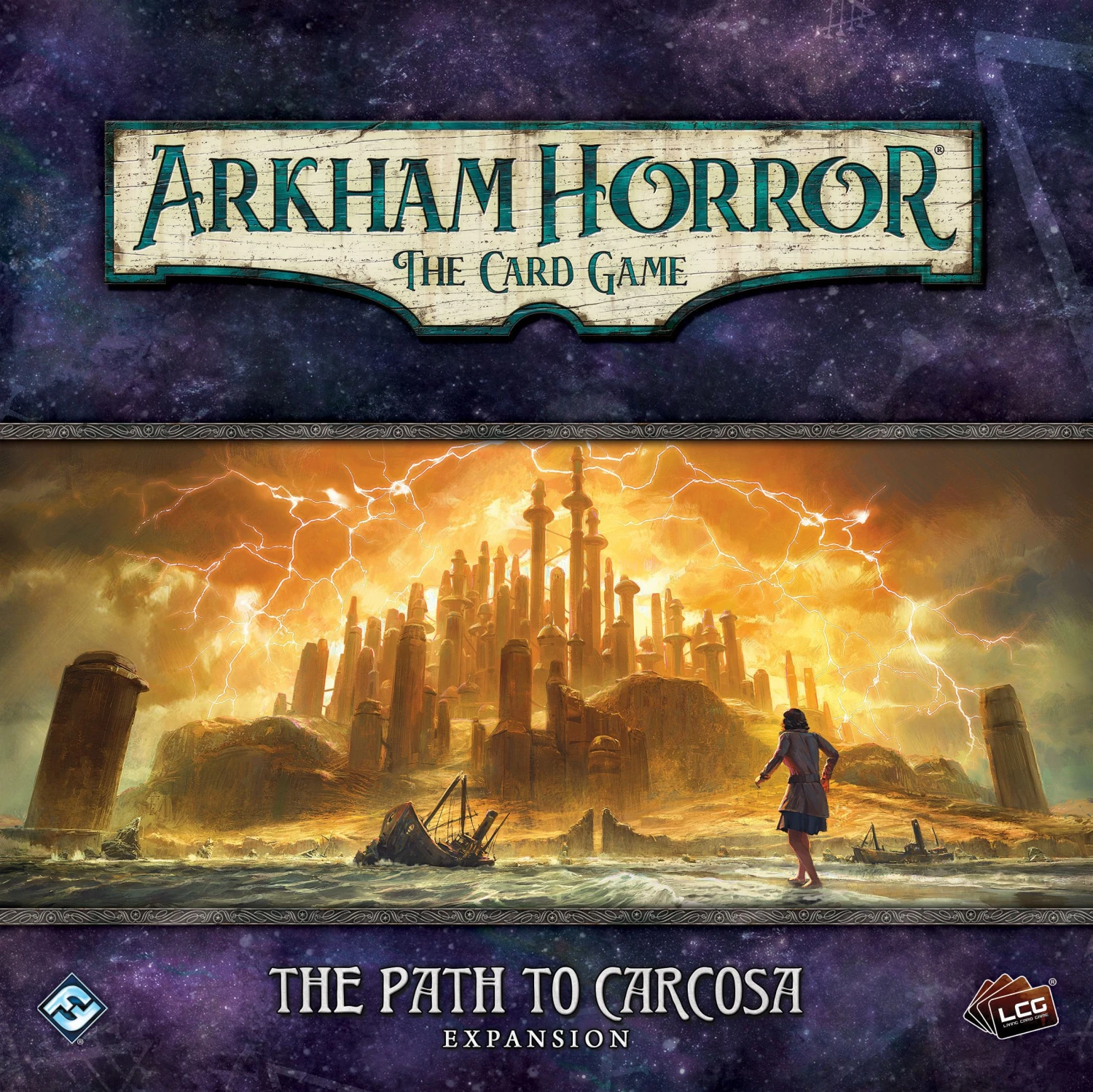 ASMODEE Arkham Horror: The Living Card Game - The Path To Carcosa Expansion 3 ASMODEE Arkham Horror: The Living Card Game - The Path To Carcosa Expansion
