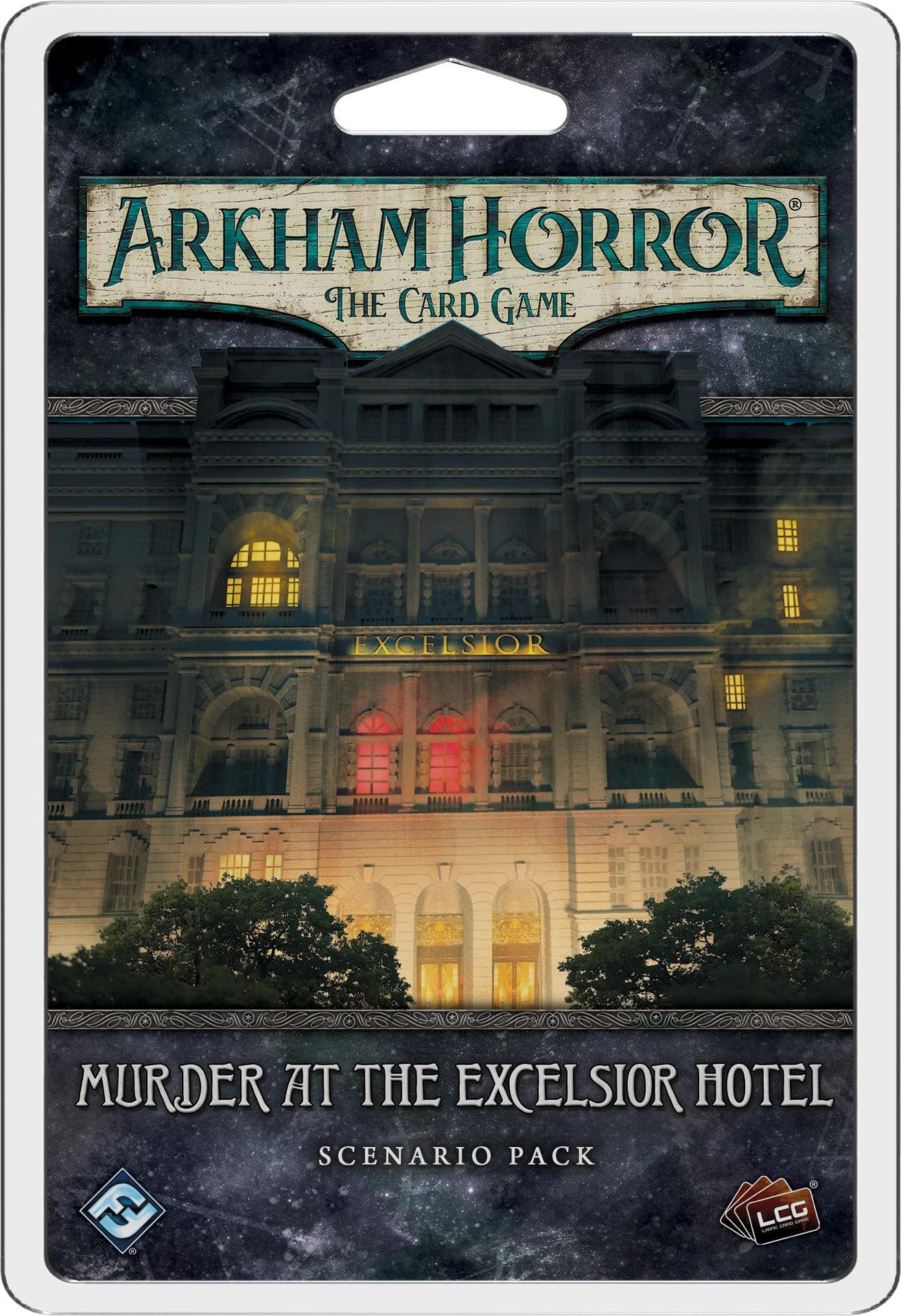 ASMODEE Arkham Horror: The Living Card Game - Murder At The Excelsior Hotel Scenario Pack 3 ASMODEE Arkham Horror: The Living Card Game - Murder At The Excelsior Hotel Scenario Pack
