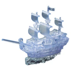 Other 3D Crystal Puzzle: Deluxe Pirate Ship Clear